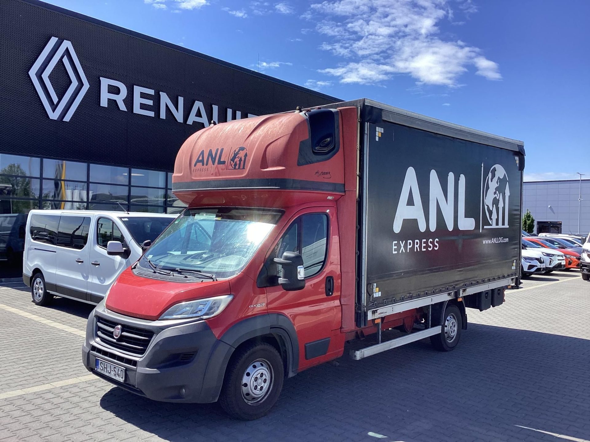 FIAT DUCATO Maxi 2.3 Mjet XLWB 3.5 t Euro 6 /// 10 raklapos plató kétoldalt feszíthető rolóponyvával !