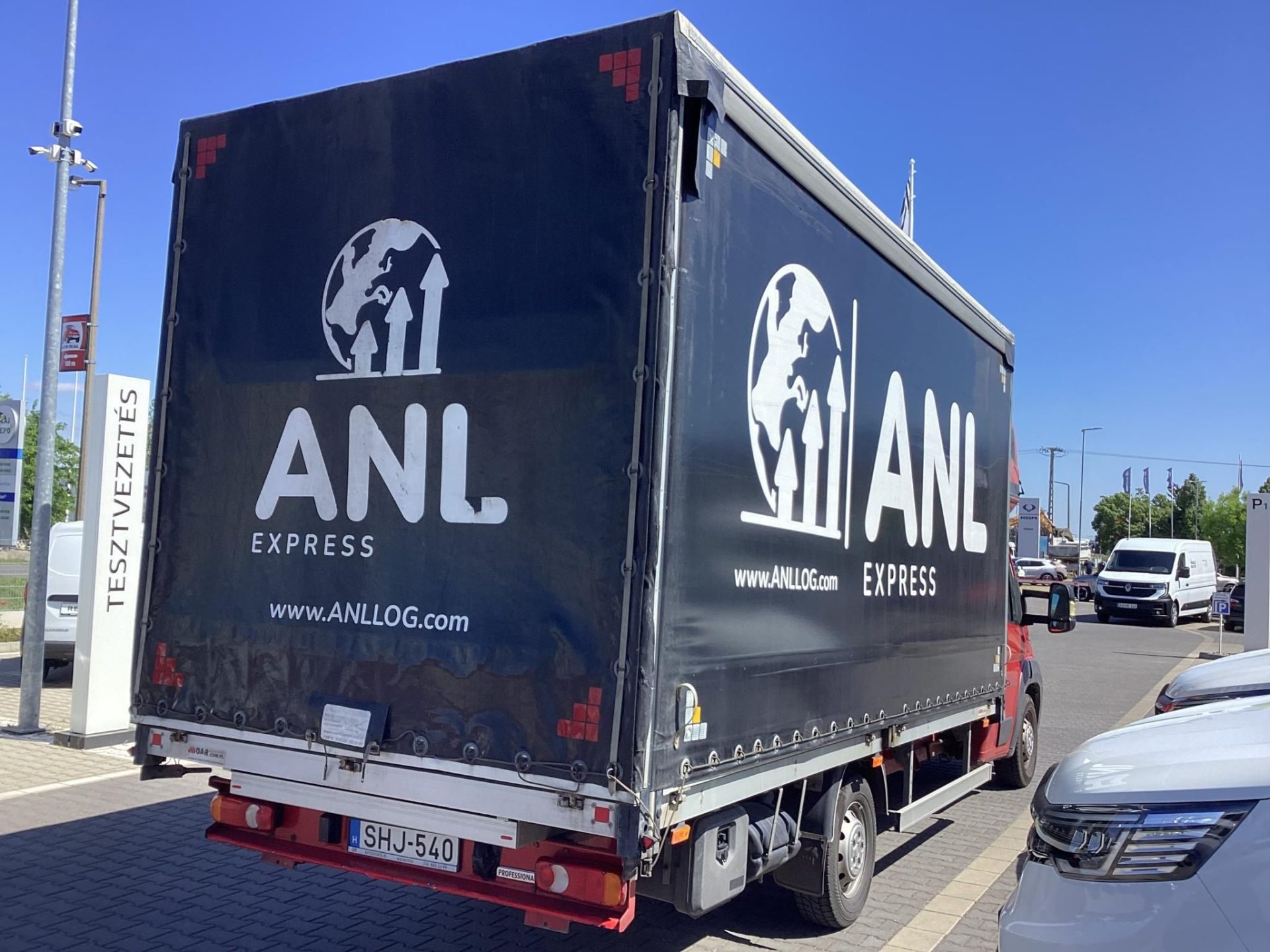 FIAT DUCATO Maxi 2.3 Mjet XLWB 3.5 t Euro 6 /// 10 raklapos plató kétoldalt feszíthető rolóponyvával !