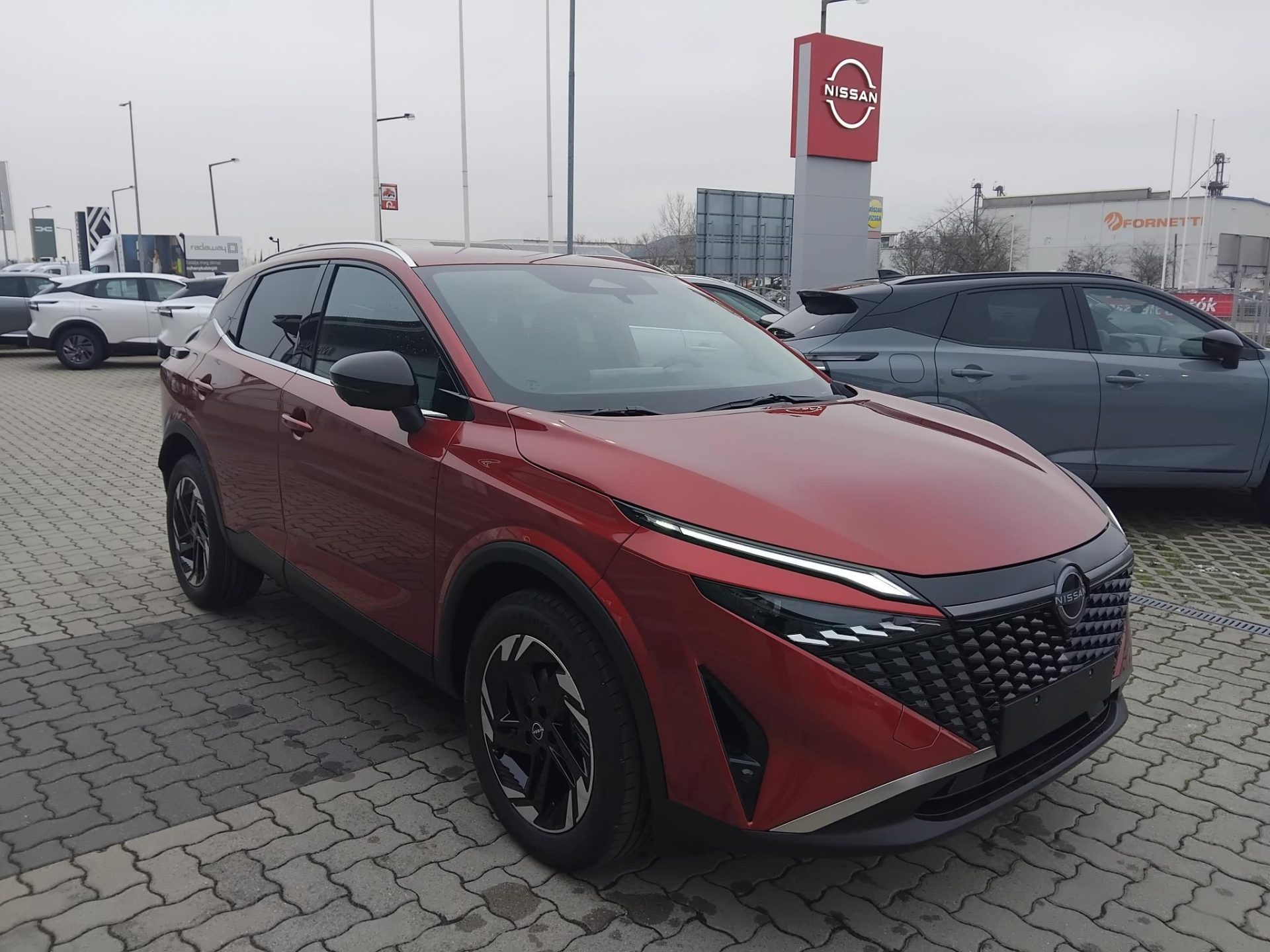 NISSAN QASHQAI 1.3 DIG-T Mild Hybrid N-Connecta X-Tronic NAGY KEDVEZMÉNY! 360 FOKOS KAMERA+NAPLEMENTE VÖRÖS!